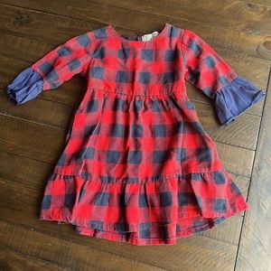 Buffalo Plaid Toddler Dress